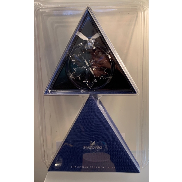 Swarovski Crystal 2014 Christmas Ornament 4T