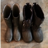 Image 1 : Outbound Snow Boots and Rubber Boots, Both Size 8