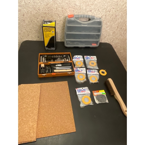 X-Acto Knife Set in Wooden CaseTamiya Masking Tape Lightweight Plaster Cork Board
