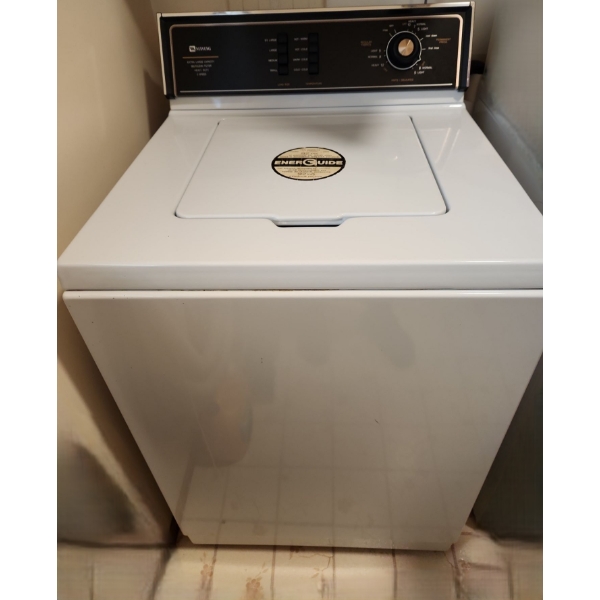 Maytag Model LAT9592 Heavy-Duty/ Extra Large Capacity Washing Machine 25.5 w, 27 d, 44 h