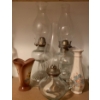 Image 1 : Antique Oil Lamp Collection w/ Vase Made in Portugal