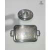 Image 1 : "S.P. COPPER" Wm. A. Rogers Tray And Entree Dish. 