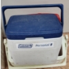 Image 4 : Coolers Including: Coleman w/ Red Lid 17 W, 11 D, 14 T, Water Pump, Drink Cooler, Egg Holder 