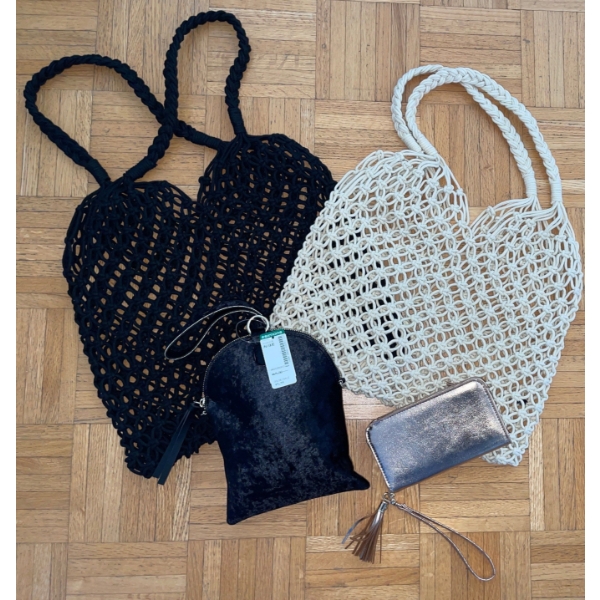 Three Assorted Women's Handbags  Urban Purses for Any Outting