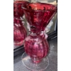 Image 3 : CZECH Cut Glass Vase w/ Fenton Art Glass & More 12T