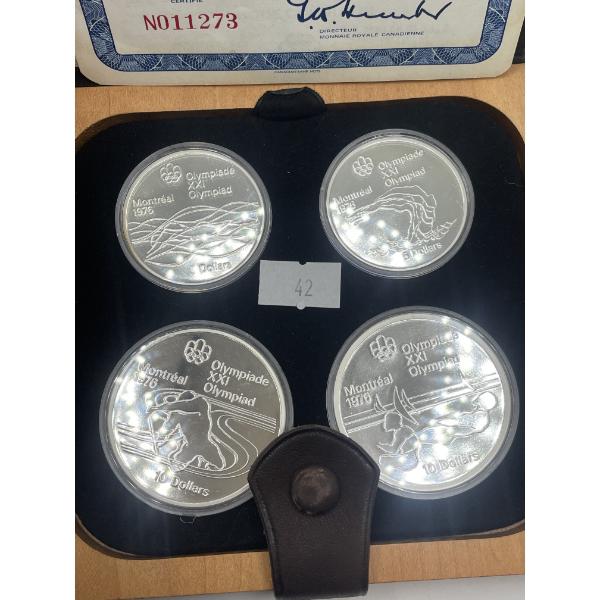 1976 Montreal Olympic Coin set