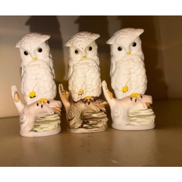 Cybis Trio of Owls 4.5 T 