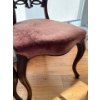 Image 2 : Antique Upholstered Chairs (2) 17x17x35