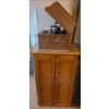 Image 3 : Edison Blue Amberol Player, Large Assortment of Music Tubes and Wood Cabinet 24 W, 13.5 D, 40 T