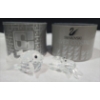 Image 2 : 2 Swarovski Crystals In Original Boxes Puffer Fish 2.5"L & Crab 2"L