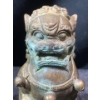Image 3 : 2 Chinese Foo Dogs Brass - 4" T