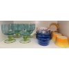 Image 2 : Vintage Le Cruset Dip Cups, Blue Desert Cups, Shelf of Neat Vintage Coffee Mugs & More