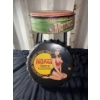 Image 1 : Storage "American Made Motorcycle" Stool and Tin Dodge Sign