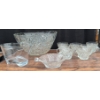 Image 1 : Pressed Glass Punch Bowl Set with Cups and D1