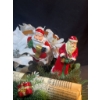 Image 18 : Holiday Decor Lot with Arrangements, Candle Holders, and Basket