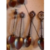 Image 10 : Lot of Collector Spoons, Spoon Rack, Bells and Vintage Keychains