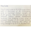 Image 4 : 2015 5-Cent Legacy of the Crossed Maple Boughs Fine Silver Coin 31.83 Grams