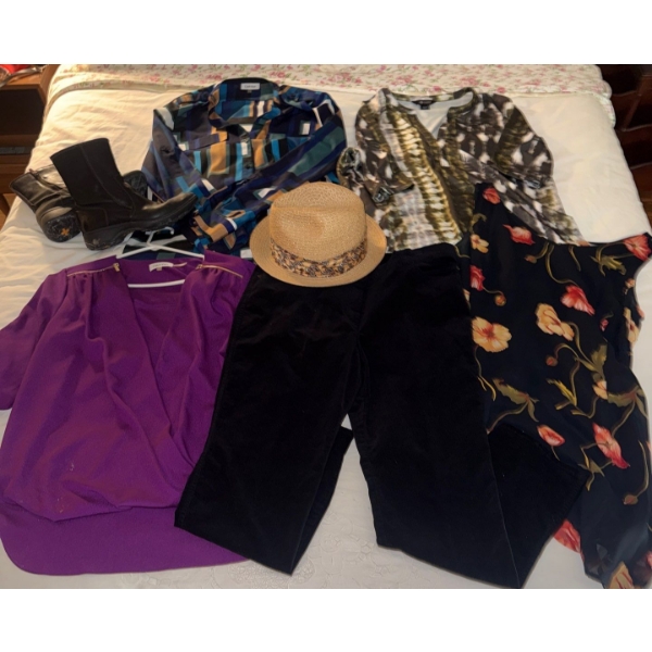 Spring Essentials - Genuine Leather Ankle Boots Printed Tops Fedora & more - Calvin Klein & more 