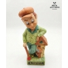 Image 3 : Vintage Hoffman Distilling Company Mr. Lucky series leprechaun Porcelain Whiskey Decanter 1970s