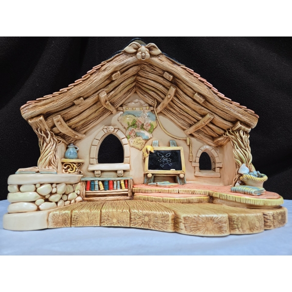 Pen Delfin Large Collectible 'Old Schoolhouse' Scene 