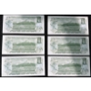 Image 6 : Canadian $1 Bills Consecutive Serial Numbers