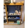 Image 4 : Wood and Metal Storage Shelf, 12ft x 6ft x 20in