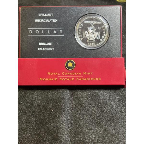 2006 $1 Victoria Cross, 150th Anniversary - Pure Silver Dollar B.U. 25.16g RCM