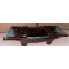 Image 5 : MADE IN cANADA - Blue Mountain Pottery 2 Tone Party Platter & Ashtray (See Pix For Damage)