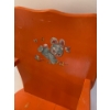 Image 3 : Antique Orange High Chair with Original Graphics