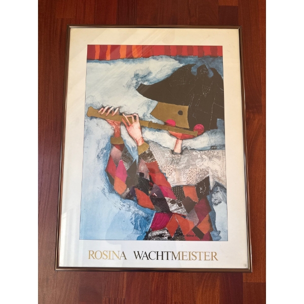 Artwork Print "Arlecchino Flautista" By Rosina Wachtmeister (Harlequin Flutest)