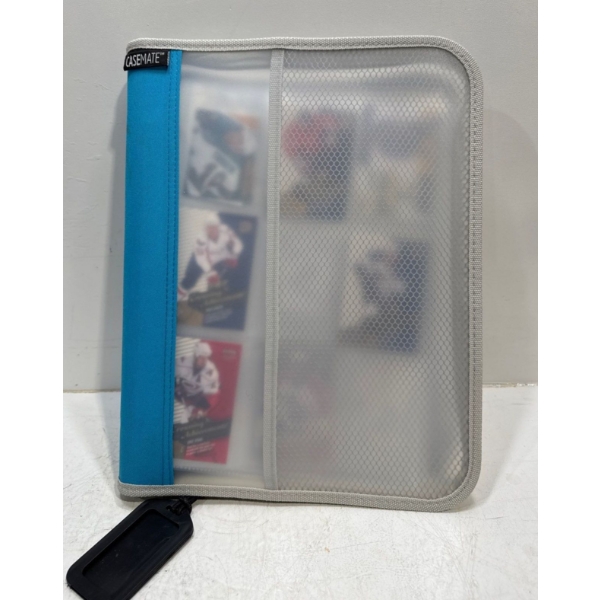 Binder of Ultra Fleer 2009-10 Hockey Cards