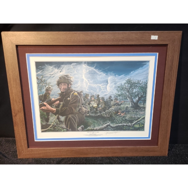 "Out of the Clouds", Artist: Roger Chabot, 23.5 X 18.5 Print Framed Under Glass