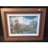 Image 1 : "Out of the Clouds", Artist: Roger Chabot, 23.5 X 18.5 Print Framed Under Glass