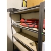 Image 3 : Metal Folding Sawhorse with Red Carry Bag and Shelving Unit
