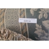 Image 5 : Lovely 3 Seater Couch Upholstered in Green |& Beige Floral Fabric. 80 w, 37 h, 36 d