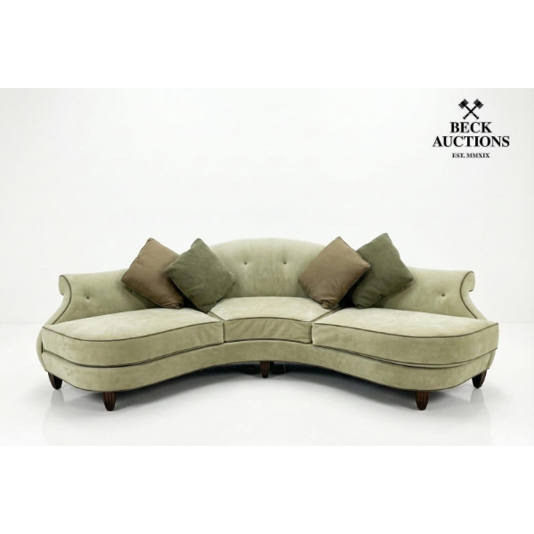 Christopher Guy Designer Green Quality Custom Sofa 101L