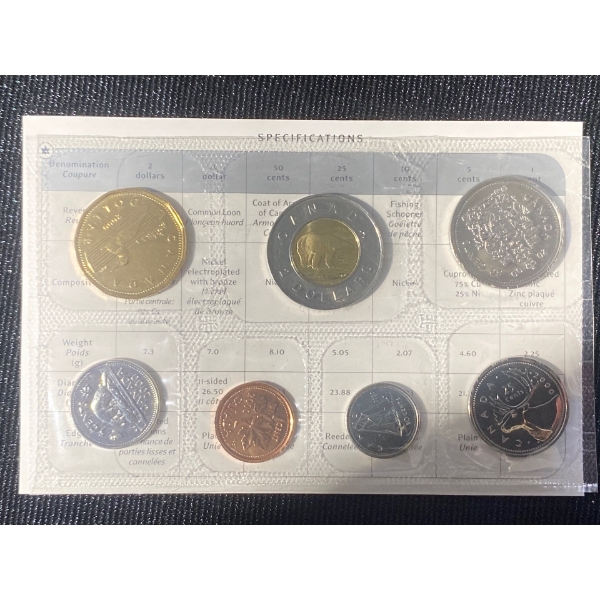 2000 Canadian Uncirculated Coin Set