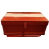 Image 1 : Wooden Tool Chest with Removable Tray and Metal Handle