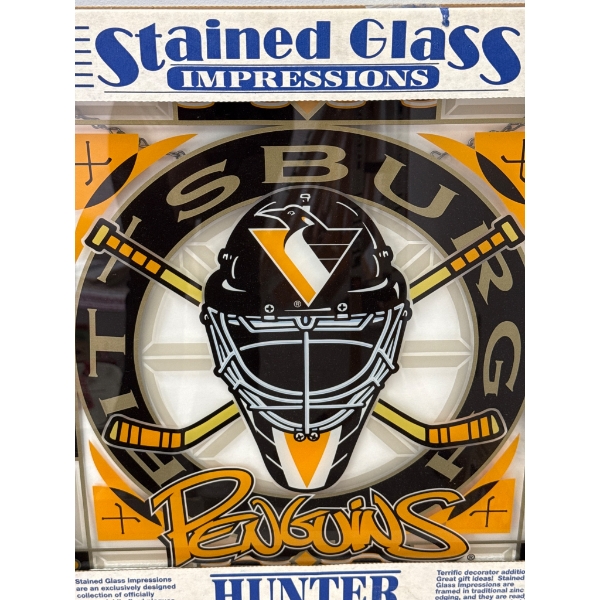 Pittsburgh Penguins Stained Glass Impressions, 16x16 In.