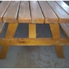 Image 4 : Wooden Picnic Table  72 w, 52 d, 29.5 h
