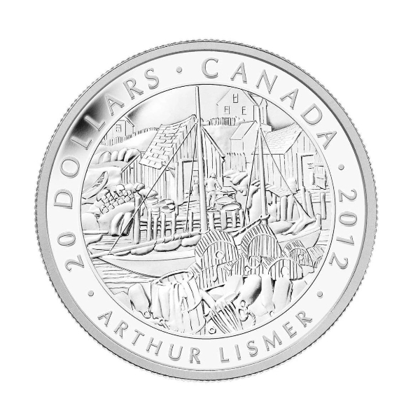2012 $20 Group of Seven: Arthur Lismer, Nova Scotia Fishing Village - Pure Silver Coin
SKU: 117951