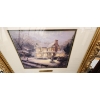 Image 5 : 2 Framed Thomas Kinkade Prints - "Bridge of Faith" " Victorian Christmas III"