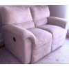 Image 2 : Lazy Boy Reclining Loveseat with Beige Upholstery