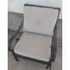 Image 1 : Outdoor Patio Chairs.  3 x Heavy Duty w Seat & Back Cushions.  Large 27 w, 36 h, 27 d.  