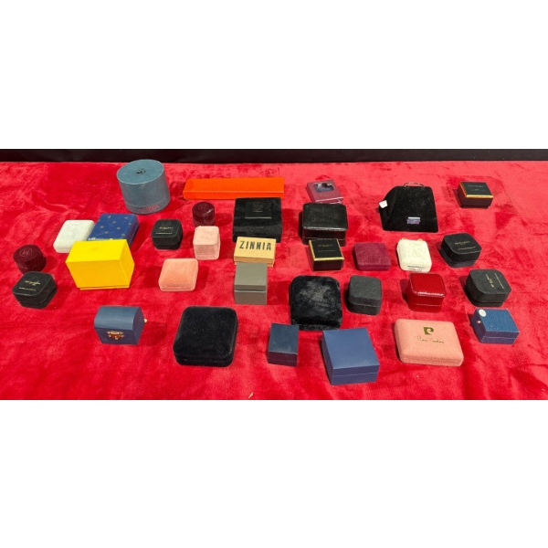 Large Collection of Empty Jewelry Boxes