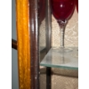 Image 5 : Antique Glass & Wood Cabinet, Contents NOT Included -  23W, 12D, 48T