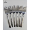 Image 2 : Vintage Silver-Plated Flatware Set In The "Springtime" Pattern, Manufactured By Rogers Bros,42-piece
