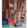 Image 1 : 5 Step Aluminum Ladder, Outdoor Tools, Snow Shovels, Milk Crates 