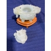 Image 2 : Intricately Craved Jade Incense Container on Wood Stands 3 inch H 
