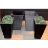 Image 1 : 4 Durable Square Top Garden Planters 26T